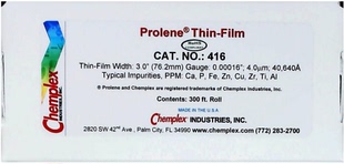 美国Chemplex416型麦拉膜6um 迈拉薄膜 XRF样品膜连续卷轴膜