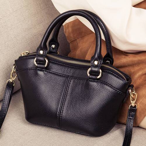 真皮小拎包女式斜挎单肩小包包