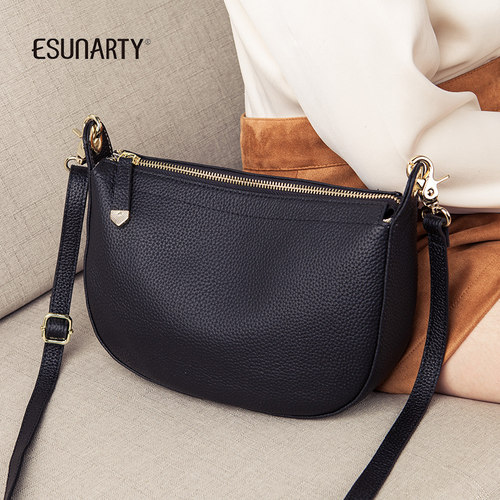 真皮马鞍包女单肩小包斜挎包