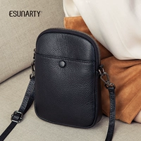 Мобильный телефон, небольшая сумка, сумка через плечо, модная универсальная сумка на одно плечо, сумка для телефона, городской стиль, из натуральной кожи