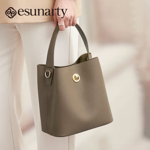 手提包通勤女包头层牛皮单肩包