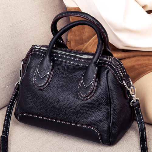 时尚风韩版软牛皮单肩斜挎包