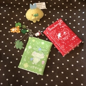 人类咸果酱原创可爱萌物波点四叶草草莓三折卡包钱包礼物新年