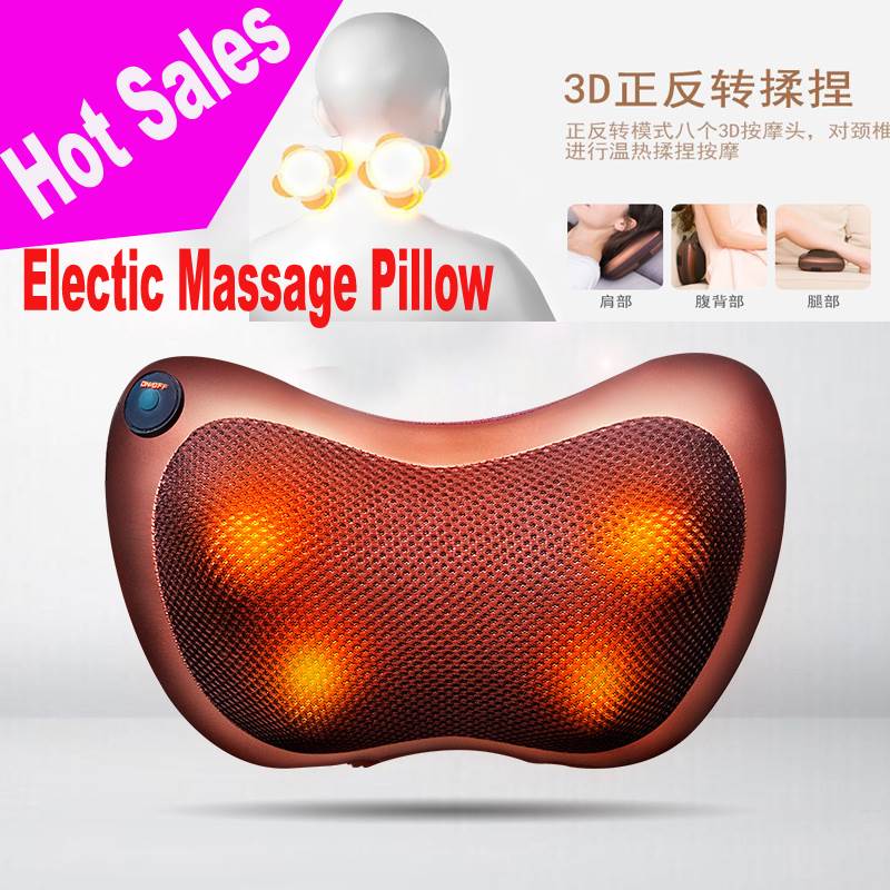 Electric Neck Massager Pillow Back Waist Massage 颈椎按摩枕