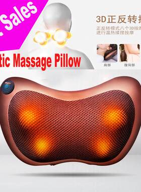 Electric Neck Massager Pillow Back Waist Massage 颈椎按摩枕