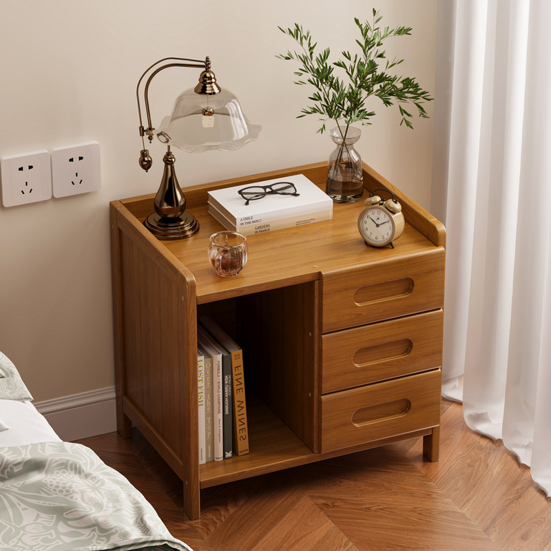 卧室床头柜储物柜简约抽屉收纳柜家用小型床边柜简易置物架多功能