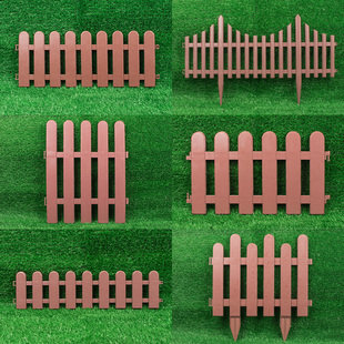 塑料白色庭院篱笆花园室外别墅学校菜园装饰栅栏围栏花园花坛PVC