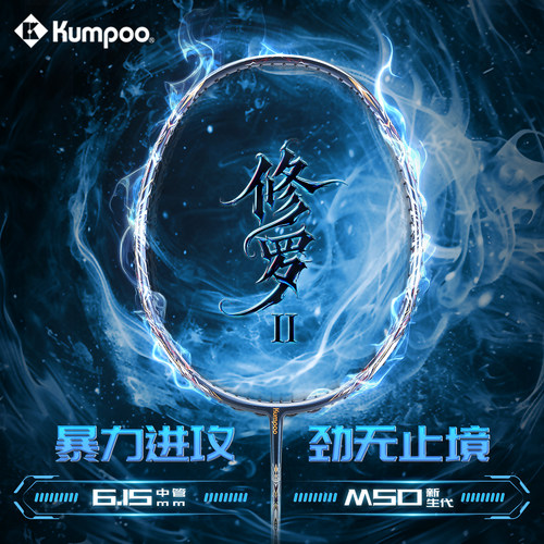 熏风修罗二代羽毛球拍全碳素