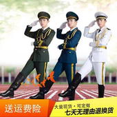 表演 学生表演国旗服旗手服装 学校升国旗仪式 国旗护卫队国旗班服装