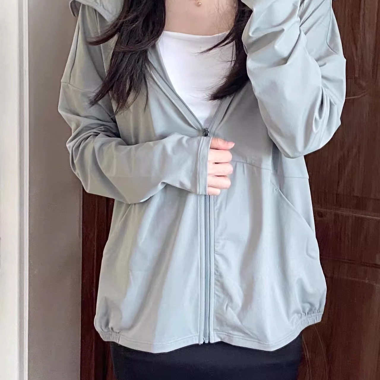 冰丝凉感防晒服女罩衫2025夏季新款户外透气百搭开衫上衣轻薄外套