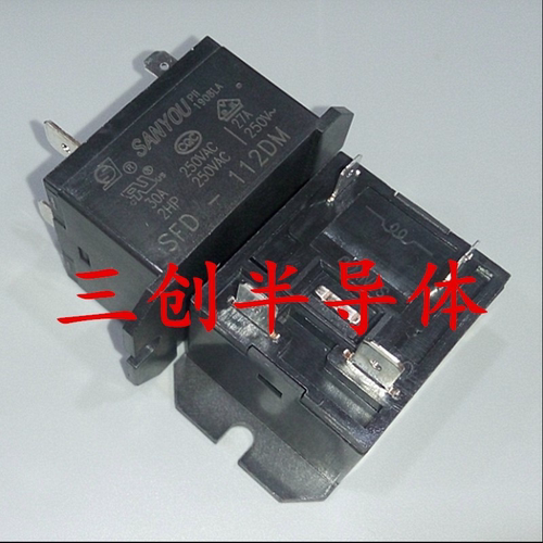 三友继电器SFD-112DM 一组常开4脚30A250VAC 替代HF37F-012-1H - 封面