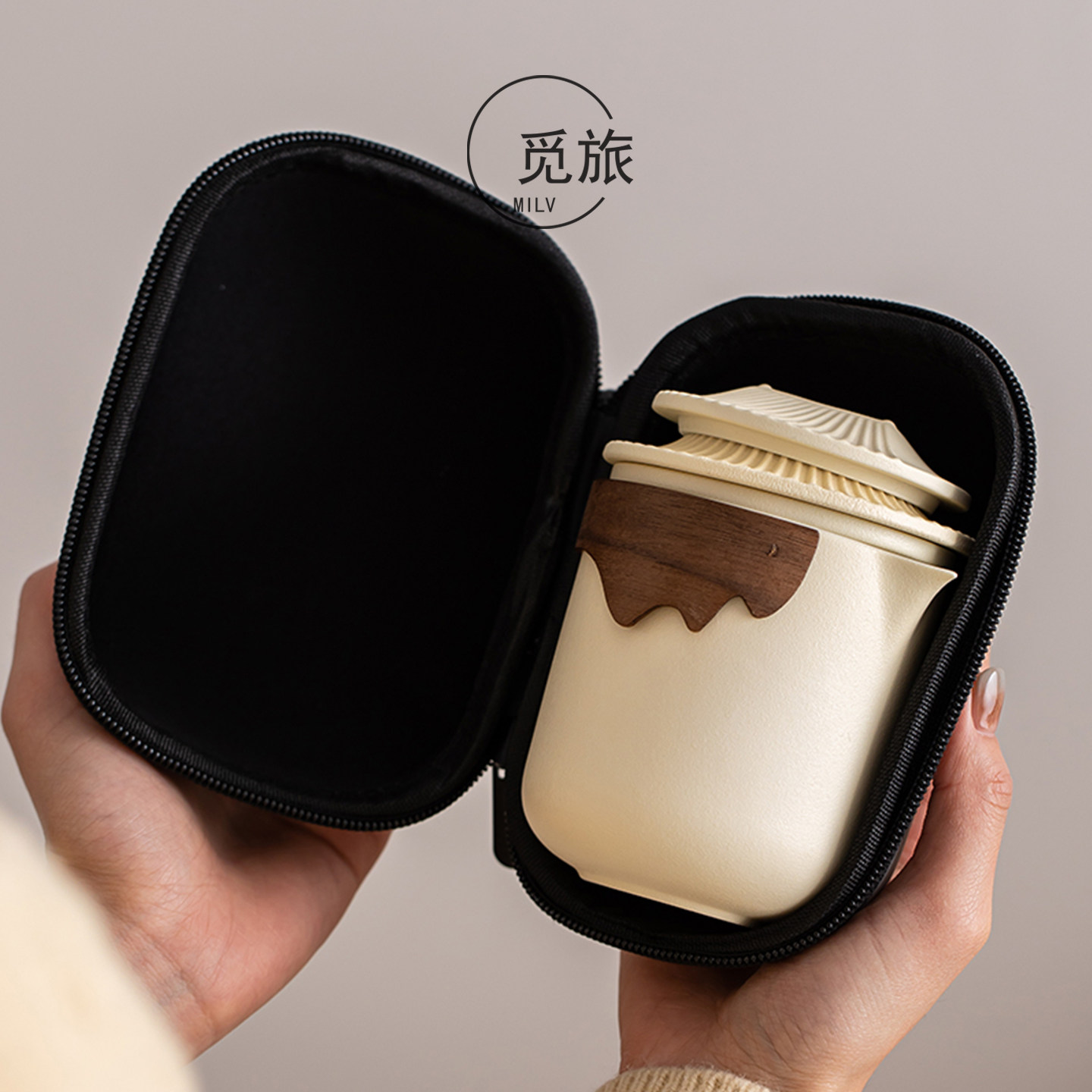 故宫文创旅行茶具快客杯手提包户外便携式功夫泡茶杯茶盘送礼套装,餐饮具,旅行茶具,淘宝优惠券,粉丝福利购,淘宝优惠卷