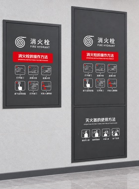 【全网热销】简约风消防栓贴纸