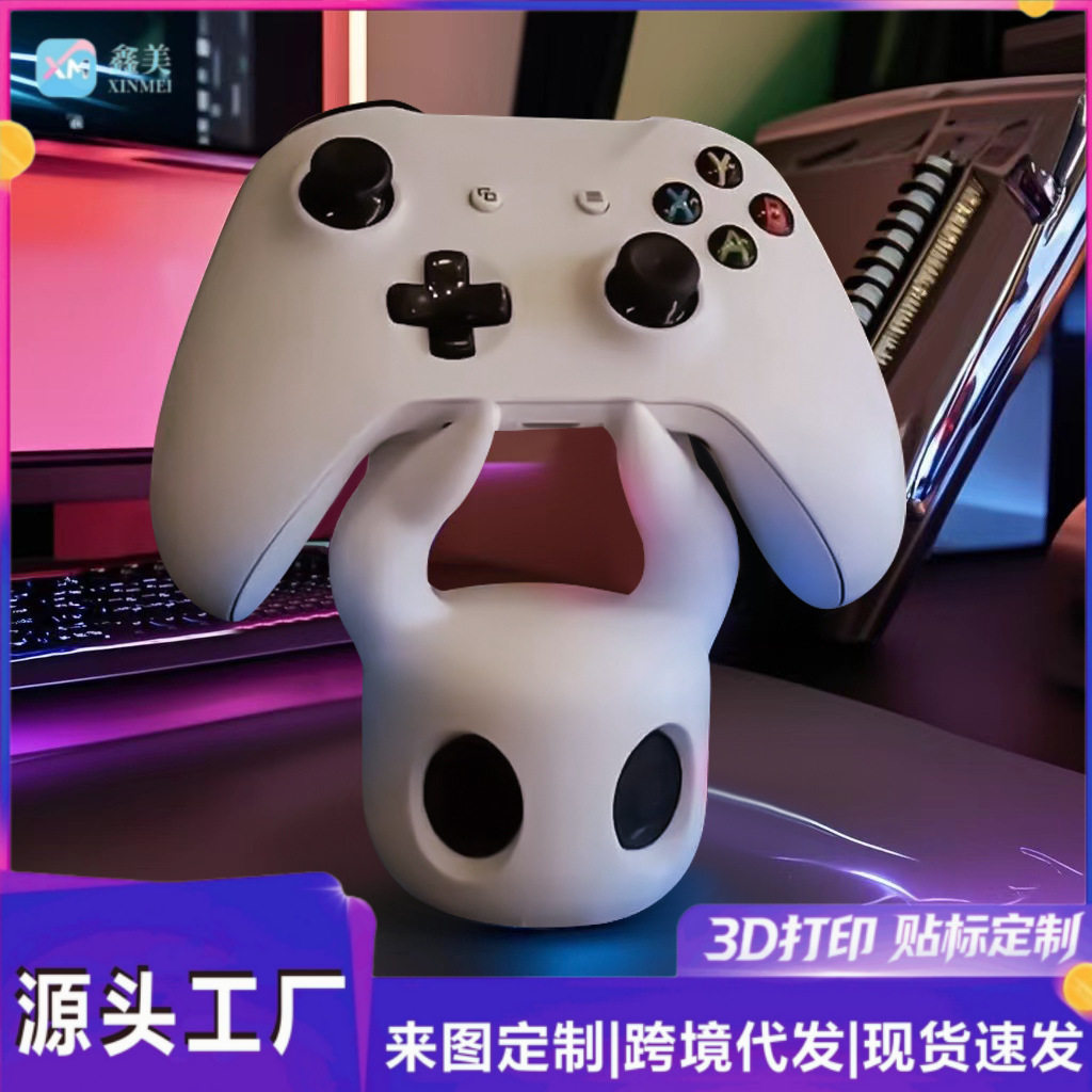3D打印游戏手柄支架空洞骑士戒指手串桌面3D空洞骑士游戏手柄支架