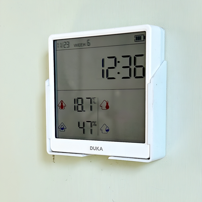 杜克TH3温湿度计温度器可挂挂墙式贴墙挂钩壁挂高精度传感器支架