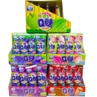 一品奶农Q糖可乐葡萄水果味流质糖果香甜小卖部怀旧零嘴顺隆食品