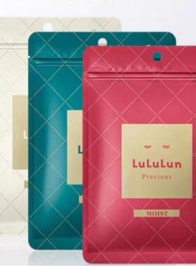 保税直发日本LuLuluLun驻颜水油平衡面膜保湿补水熟龄肌面膜7片