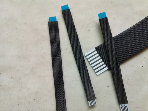 ffc扁平软排线0.5/1.0mm间距屏蔽耐热防刮排线10/20/30cm长