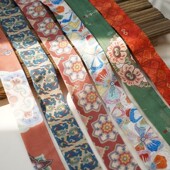 云深雾浅 汉服腰带古风加长印花发带3米长圆领袍腰带唐风三米配饰