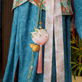 云深雾浅 原创刺绣汉服禁步葫芦手搓棉绳古风包挂挂饰 福禄仙桃