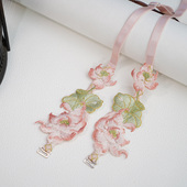 云深雾浅 原创汉服刺绣肩带可替换调节齐胸裙配饰防带肩带 小荷