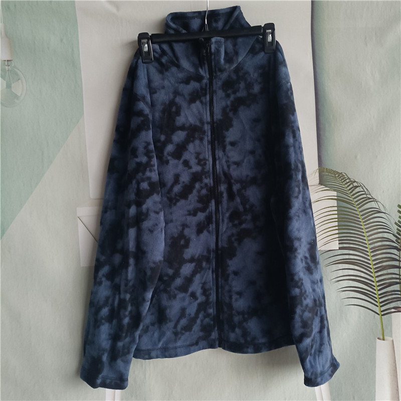 美国订单 春季新品 男款大码抓绒摇粒绒长袖拉链卫衣外套男装