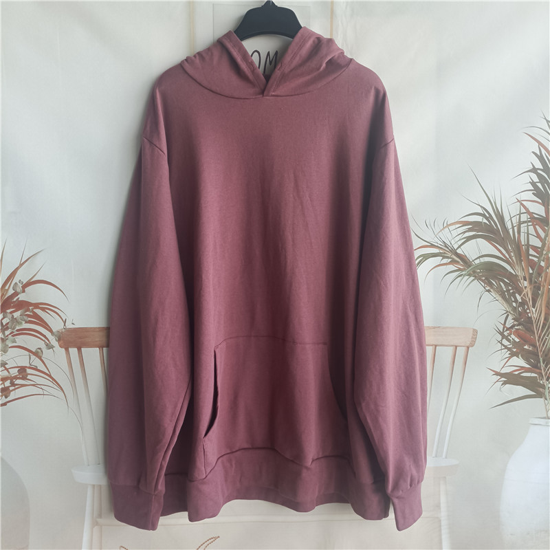 宽松大码连帽套头卫衣