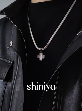 四叶草十字架贝母吊坠情侣项链