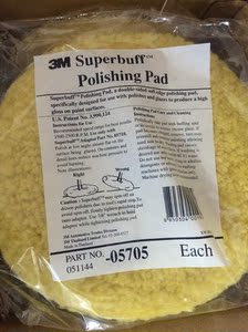 正品3M05705 双面细羊毛轮 抛光盘05701抛光打磨羊毛盘汽车抛光盘