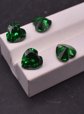 戒面裸石祖母绿小芸宝石配石