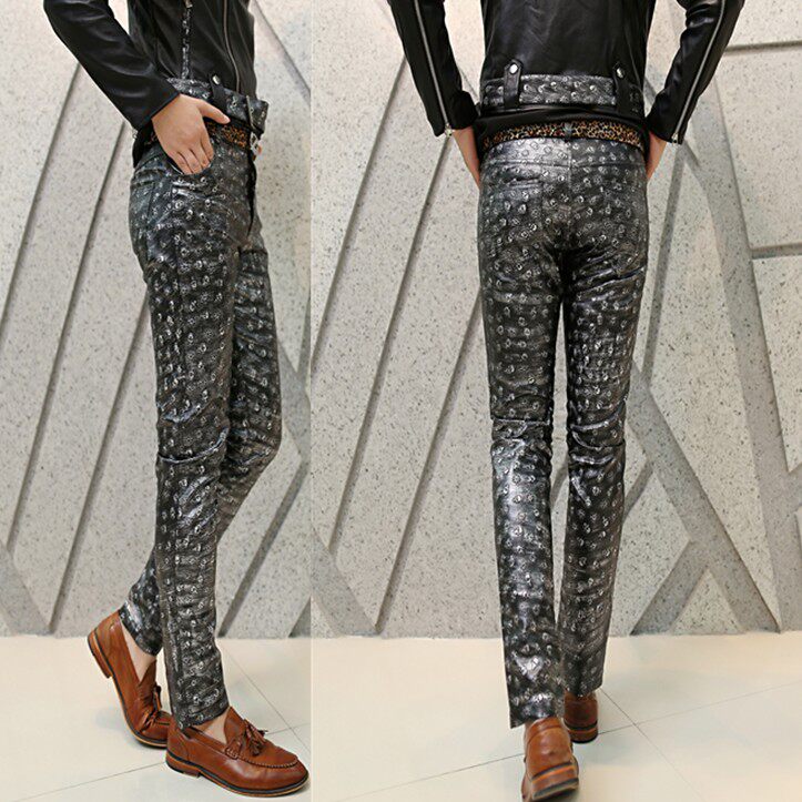 Pantalon cuir homme pour jeunesse pour automne - Ref 1482782 Image 3