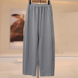 简约百搭显瘦垂感弯刀裤 时尚 女2026春夏新款 Ader运动休闲香蕉卫裤