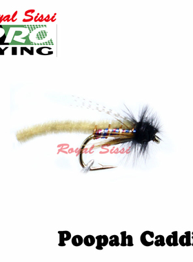 飞钓毛钩 成品若虫钩 12# 沉水石蚕若虫 Caddis Nymph 昆虫拟饵