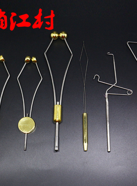 飞蝇钩绑制工具绕线器 打结器 穿线器多种款式合集 毛钩绑制工具