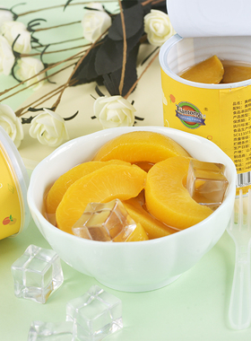 天同 果小懒312克x6罐黄桃罐头午后新鲜水果罐头便携即食储备