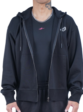 2025SPO 薄款拉链卫衣 黑色