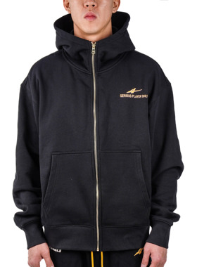 SPO拉链卫衣-BLACK MAMBA 黑色/灰色