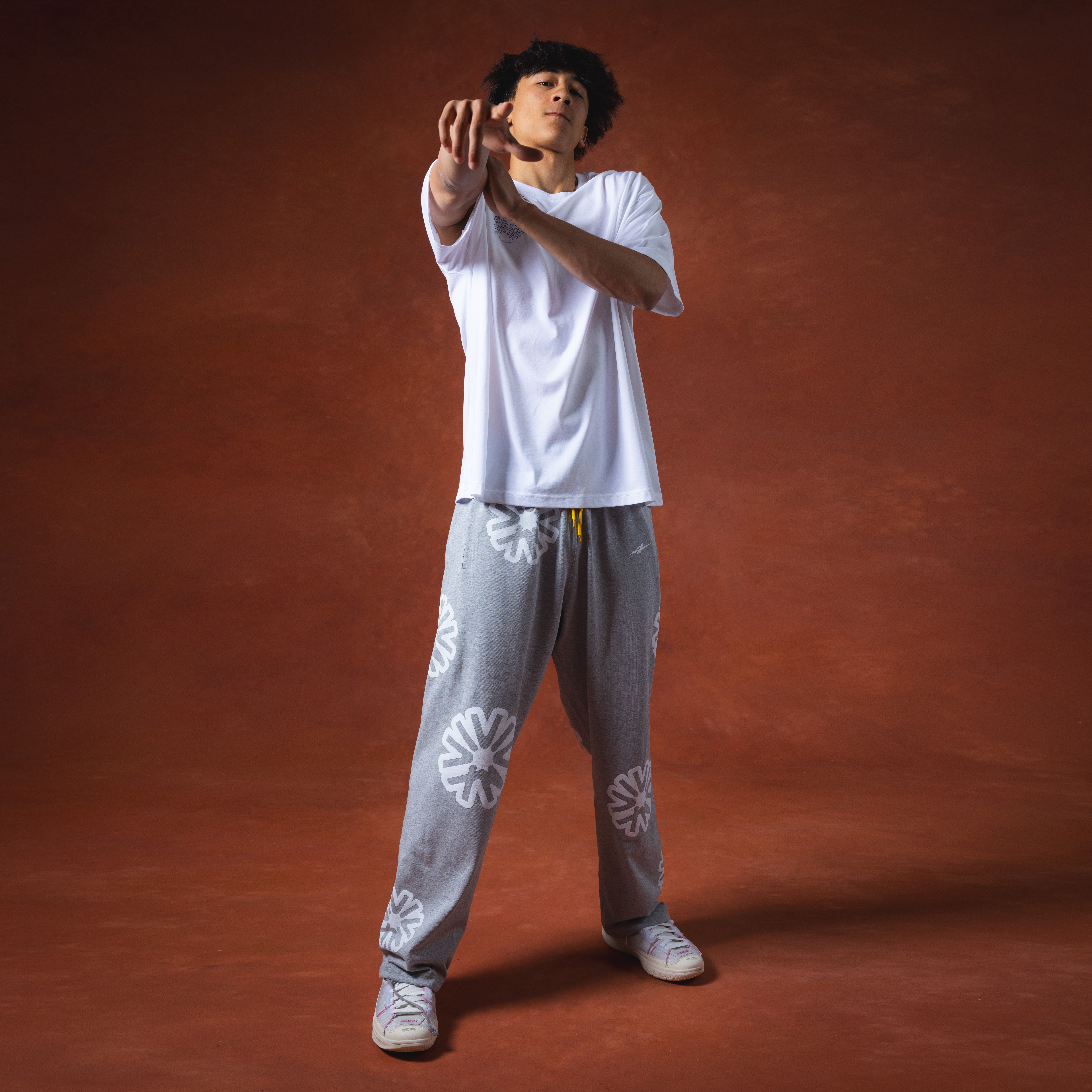 SPOx谢维安李同款生活卫裤  全白LOGO