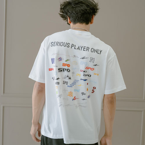 【谢维安李同款】SPO oversize运动短袖-Brand