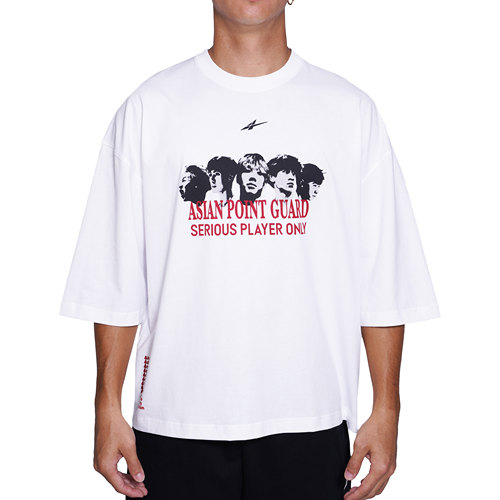 SPO APG oversize7分袖生活t 白色