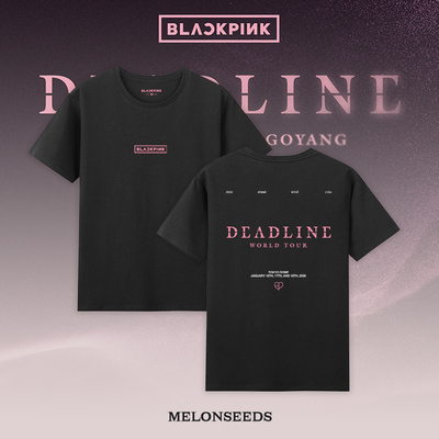 Blackpink同款短袖日本场周LisaT恤演唱会应援服DEADLINE上衣智秀