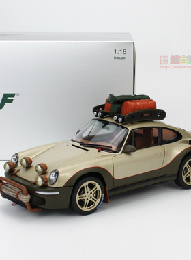 Almost Real 1:18 RUF SCR 2018 黄色 合金全开汽车模型 收藏 AR