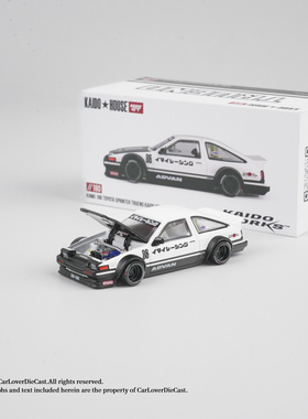 Kaido House MINIGT 1:64 AE86 Sprinter Trueno V1 合金汽车模型