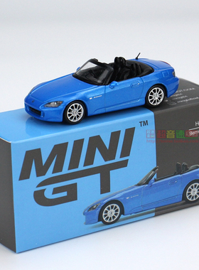TSM MINIGT 1:64 S2000 AP2合金汽车模型成品收藏跑车 珍珠蓝