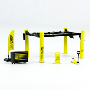 Tarmac Works 1:64汽车模型场景Garage tools set Student Driver