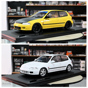 HONDA CIVIC EG6 Solido 双开门 合金汽车模型 成品摆件收藏