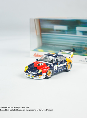 TW 1:64 保时捷 911 GT2 24h LE MANS 1995 #91 合金汽车模型