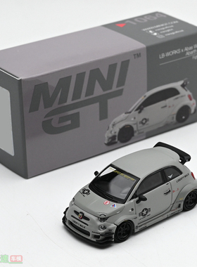 MINIGT 1:64 Abarth 595 阿巴斯 liberty walk 合金汽车模型 1064
