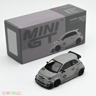 MINIGT 1:64 Abarth 595 阿巴斯 liberty walk 合金汽车模型 1064