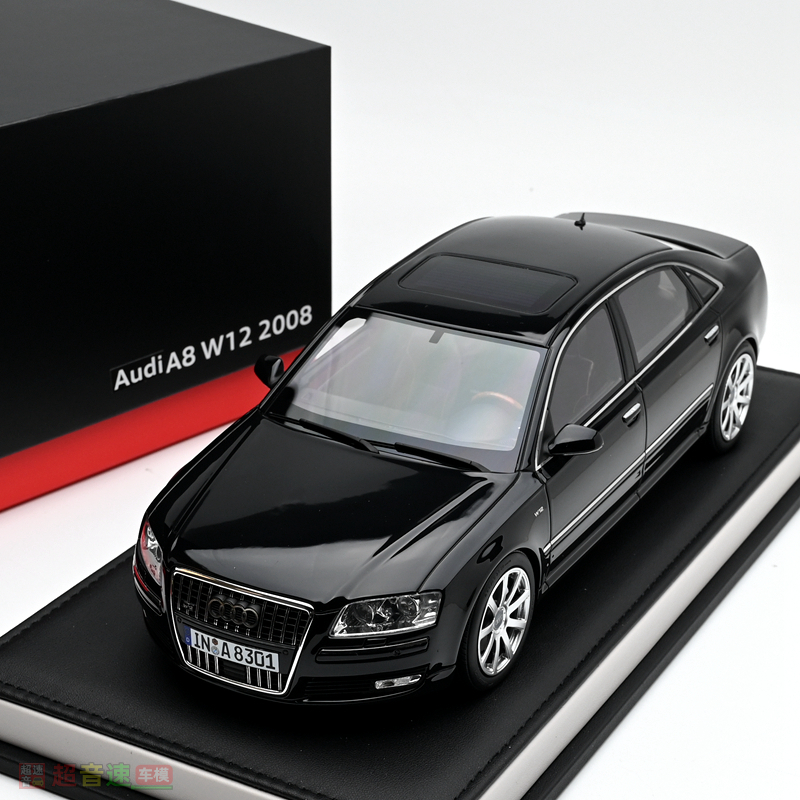 MotorHelix MH 1:18 audi 奥迪 A8 W12 2008 D3 树脂汽车模型摆件